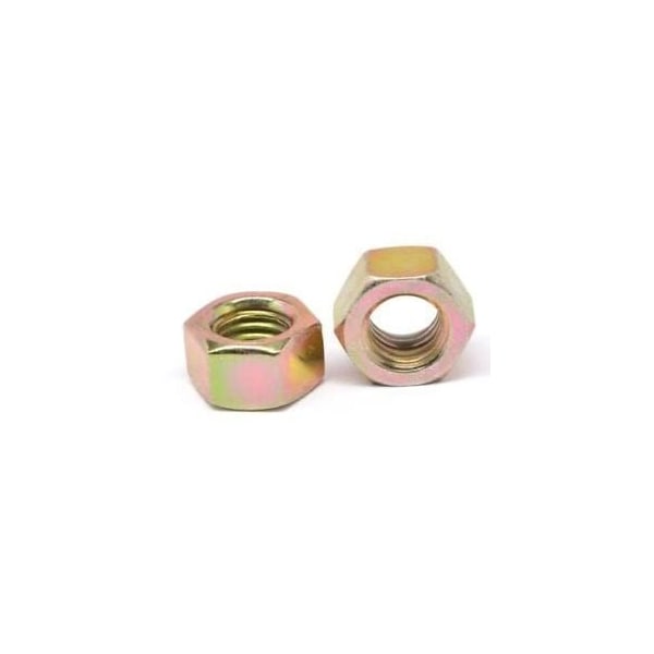 Newport Fasteners Hex Nut, M6-1.00, Steel, Class 10, Zinc Yellow Plated, 5 mm Ht, 5000 PK 641671-BR-5000 - main